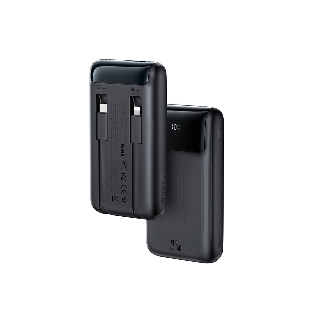Power Bank with Built-in Cables