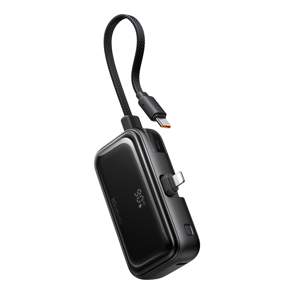 Power Bank with Built-in Cable & Connector (Lightning)